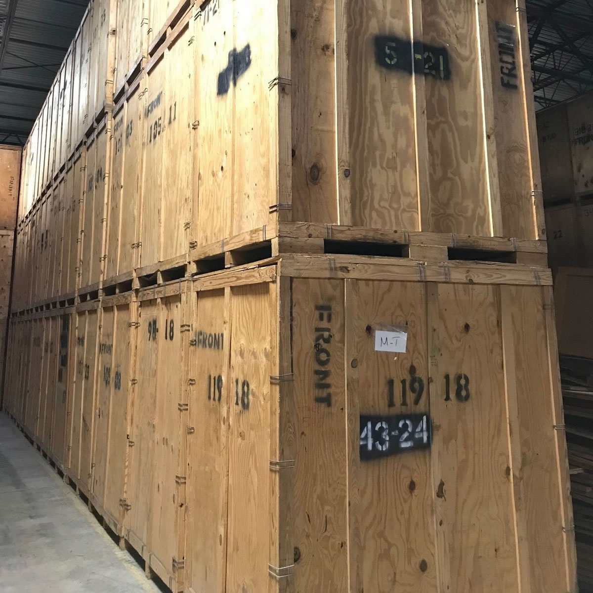 Wooden Storage Vaults